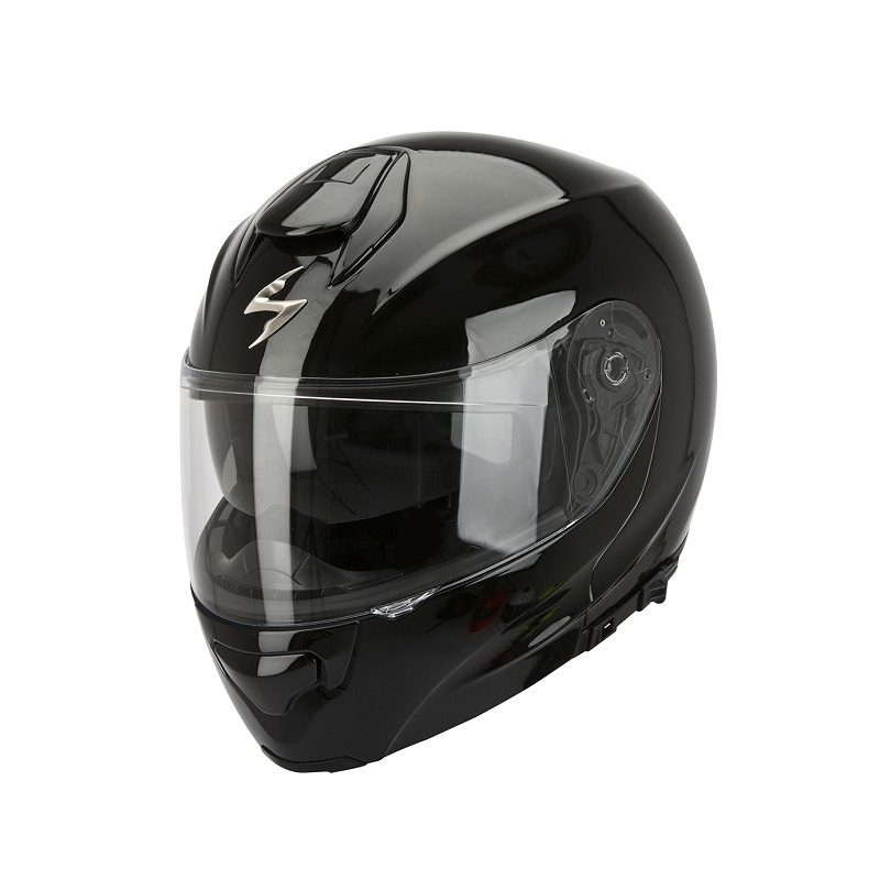 Moto přilba výklopná Scorpion EXO-3000 černá lesklá