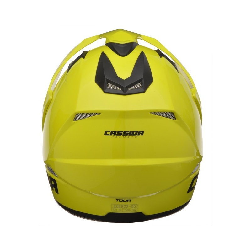 Enduro přilba na motorku Cassida Tour fluo žlutá