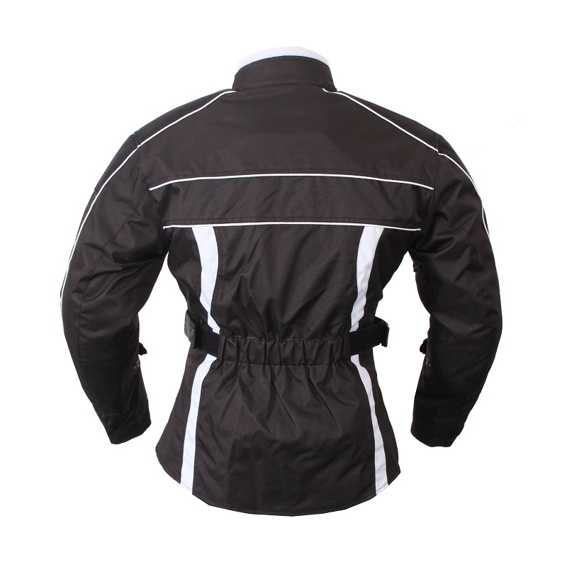 Moteriškas motociklininko kostiumas RSA SW-01 baltas - 2 vnt. išpardavimas