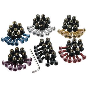 Oksfordo aukso spalvos pleksiglaso varžtų rinkinys