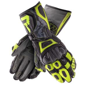 Motociklininko pirštinės Rebelhorn Rebel black-camo-fluo yellow išpardavimas