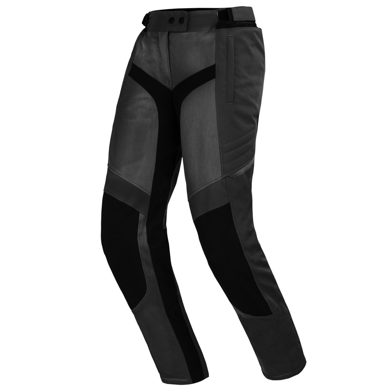 Moteriškos "Shima Jet Black" motociklininko kelnės