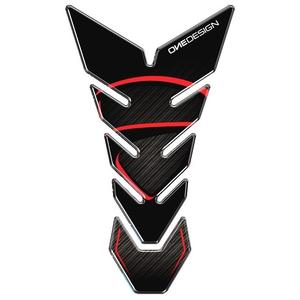 Degalų bako dangtelis Spausdinti - Black Edition juoda-raudona