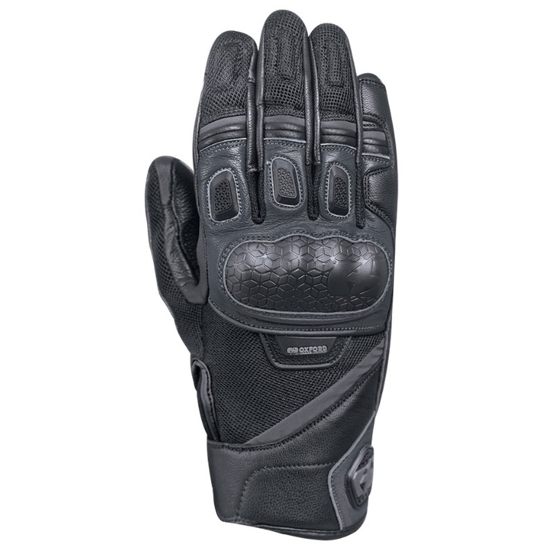 "Oxford Outback" motociklininko pirštinės Black