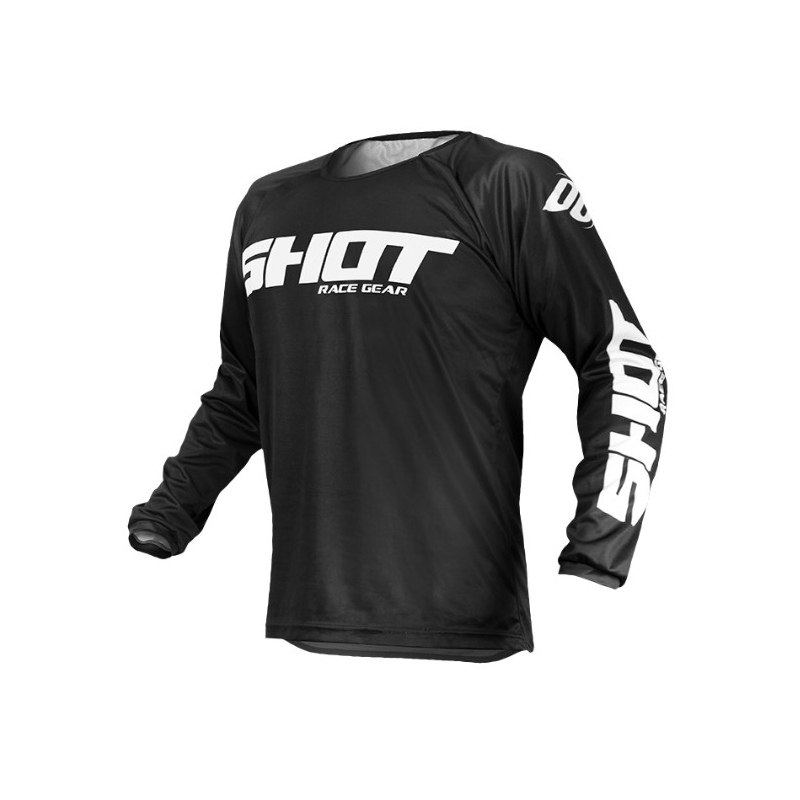 Motokrosový dres Shot Devo Raw černý výprodej