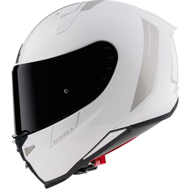 MT Revenge 2 Solid White Gloss Integral Motociklininko šalmas išpardavimas