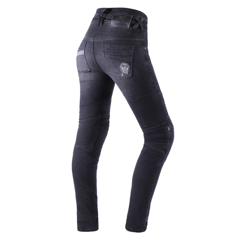 Moteriški Street Racer Spike II Slim fit CE džinsai black