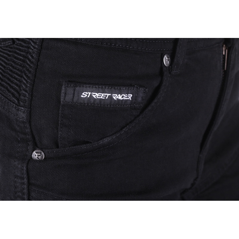 Moteriški džinsai Street Racer Stretch II Slim fit CE black