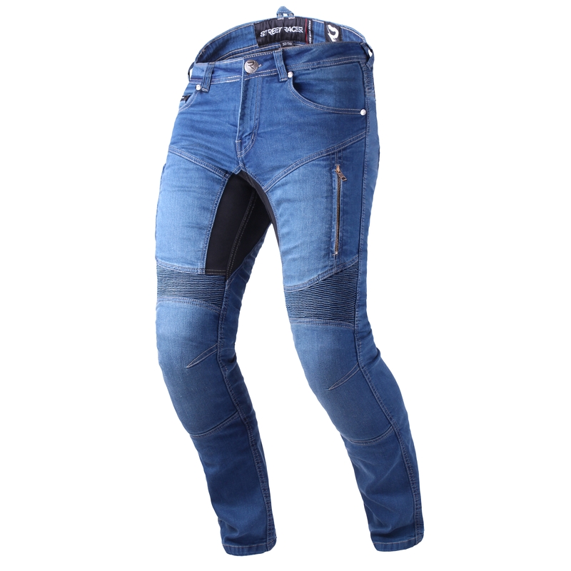 "Street Racer Stretch II CE Blue" prailginti motociklininko džinsai