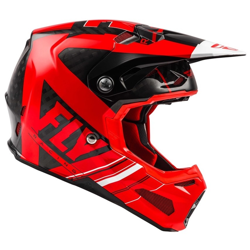 Motokrosová přilba FLY Racing Formula Vector černo-bílo-červená