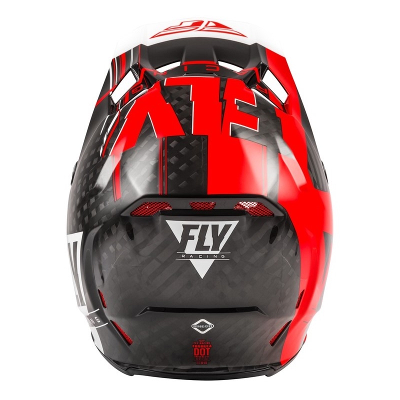 Motokrosová přilba FLY Racing Formula Vector černo-bílo-červená