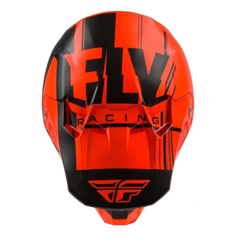 Motokrosová přilba FLY Racing Formula Vector černo-fluo oranžová