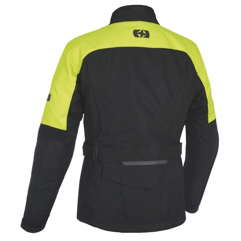 Bunda na motorku Oxford Advanced Continental černo-fluo žlutá