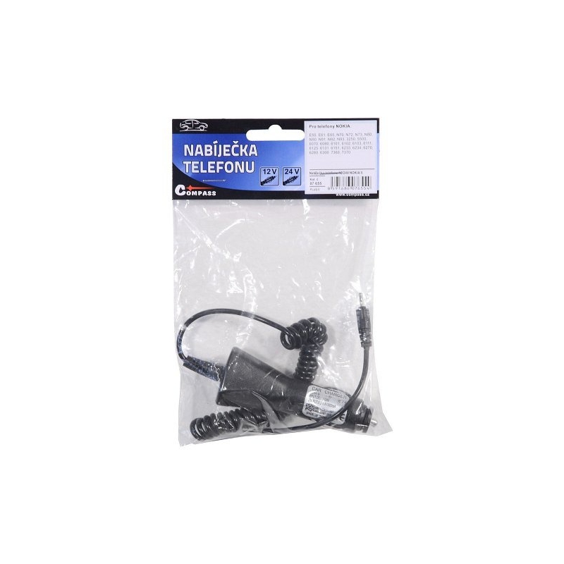 Telefono įkroviklis 12/24V NOKIA II.