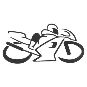 Lipdukas siluetas Bike black