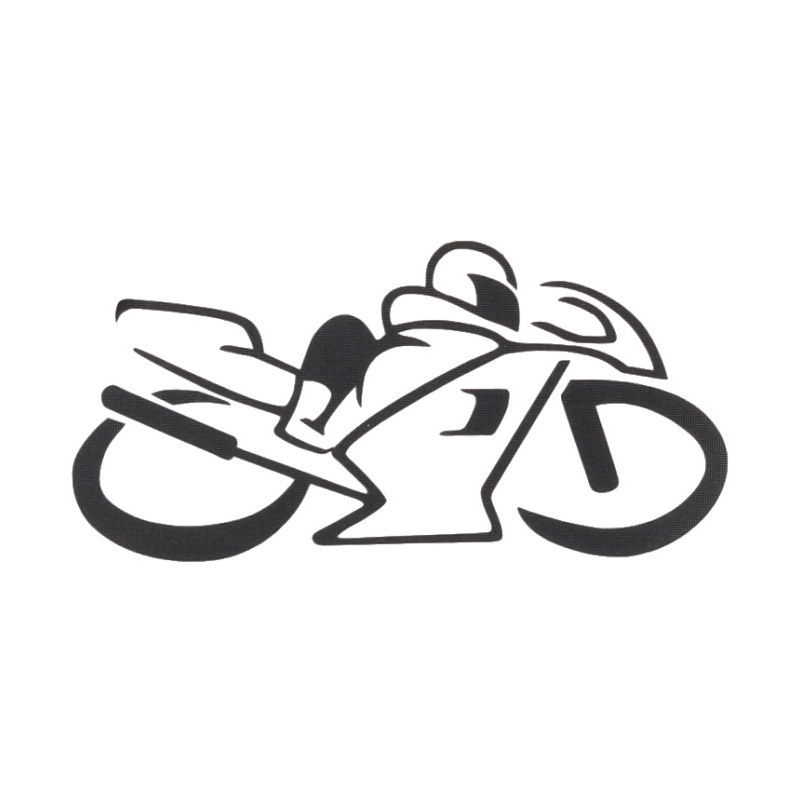 Lipdukas siluetas Bike black