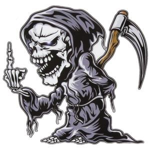 Lipdukas kaukolė kairėje