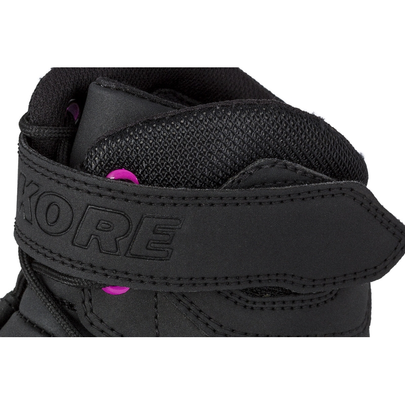 Moteriški "Kore Velcro 2.0" motociklininko batai juodai violetinės spalvos