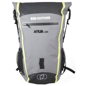 Neperšlampama "Oxford Aqua B25" juoda-pilka-fluo geltona 25 l kuprinė