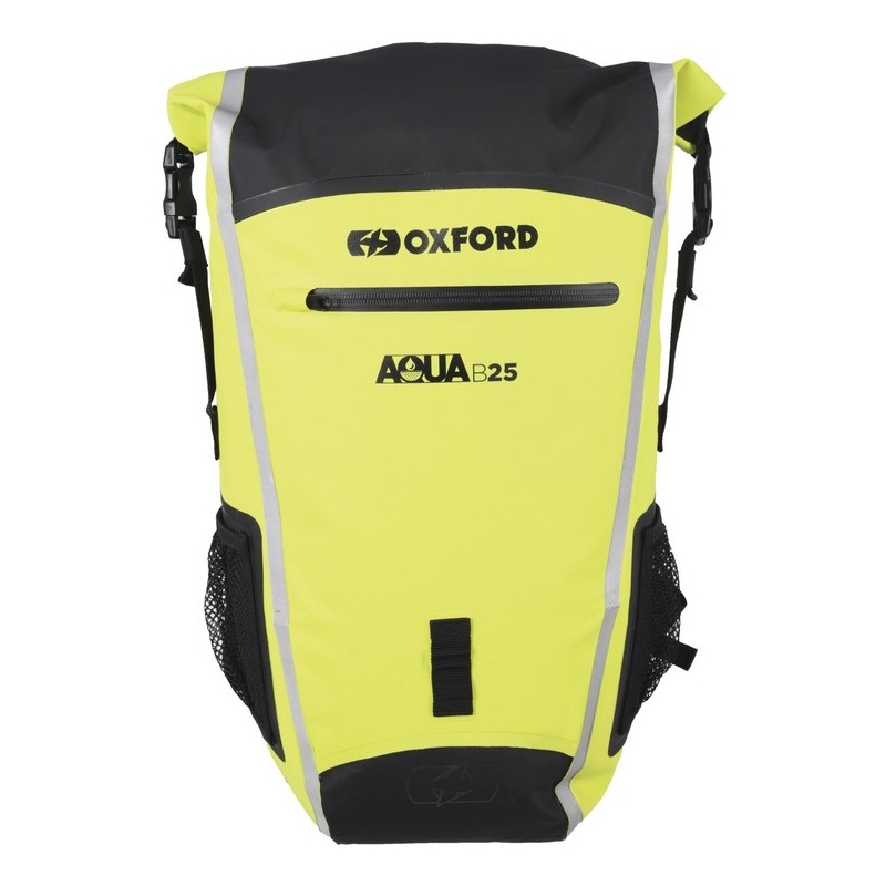Neperšlampama kuprinė Oxford Aqua B25 black-fluo yellow 25 l