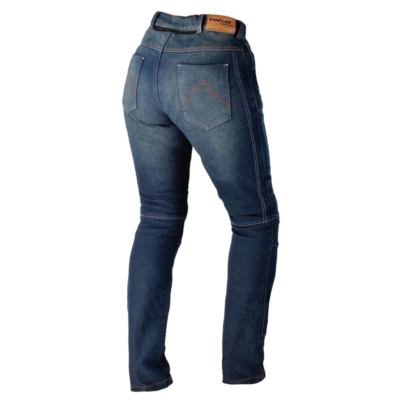 Dámské jeansy na motorku Roleff Jeans modré - II. jakost
