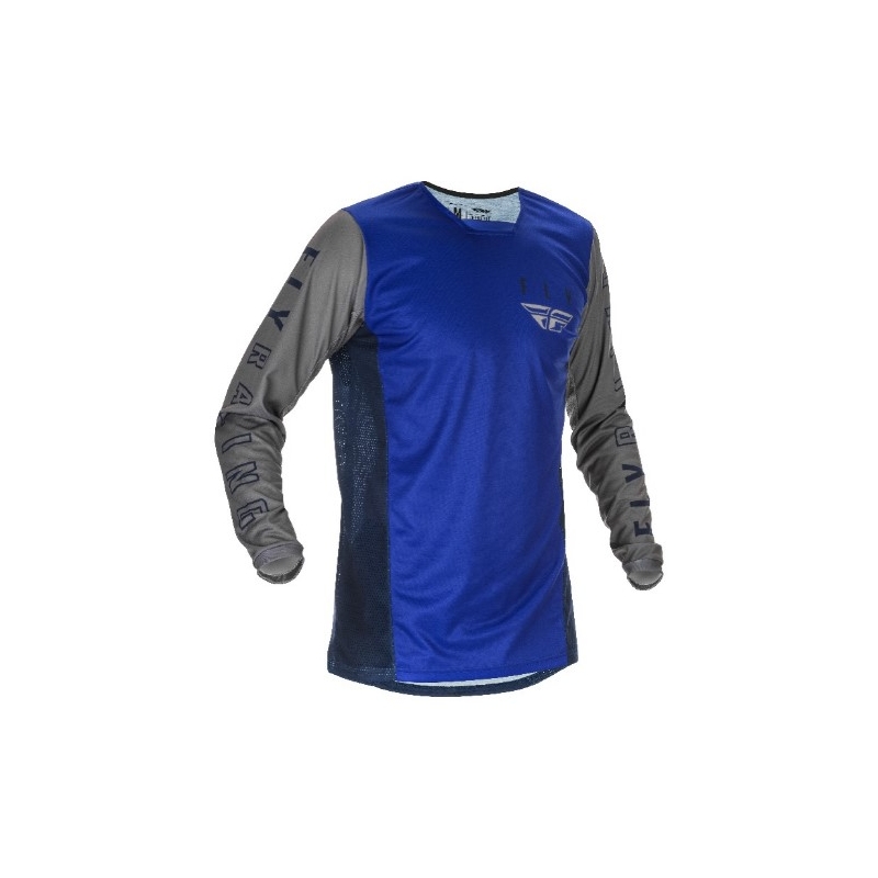 Motokrosový dres FLY Racing Kinetic K121 2021 modro-šedý