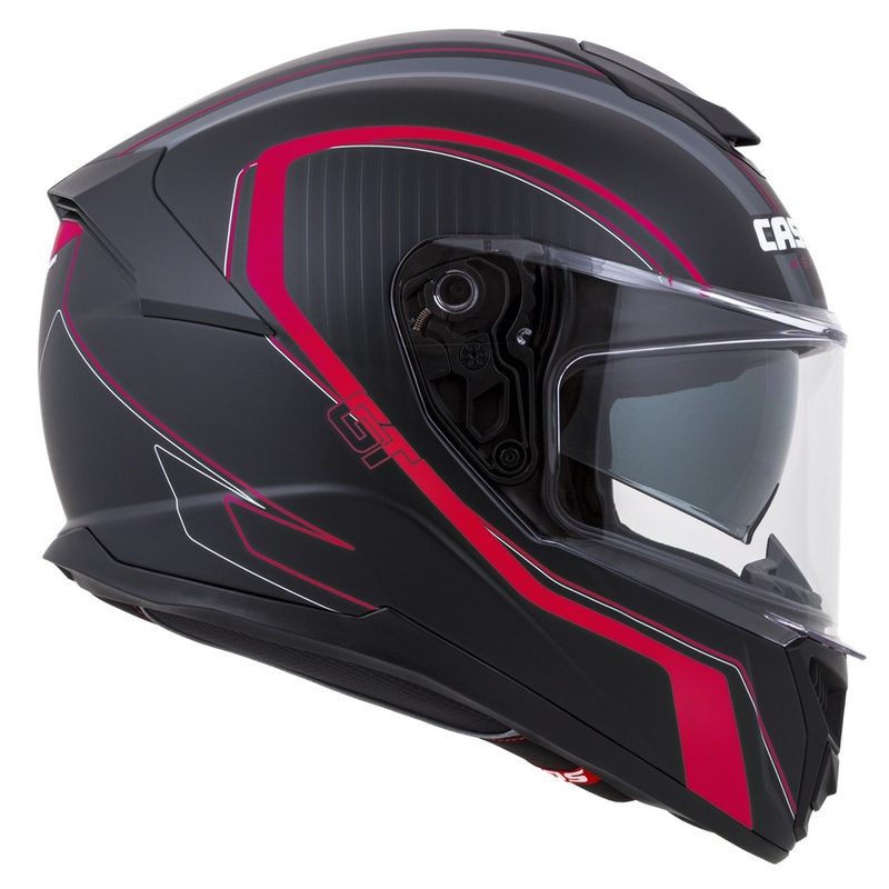 Integrální přilba Cassida Integral GT 2.0 Reptyl černo-šedo-fluo červená