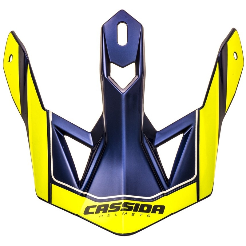 Kasko skydelis "Cassida Cross Pro II fluo yellow-blue