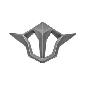 "Cassida Cross Pro II" šalmo priekinės ventiliacijos dangtelis pilkai matinis