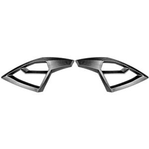 Cassida Cross Pro II šalmo priekiniai dangteliai juodi