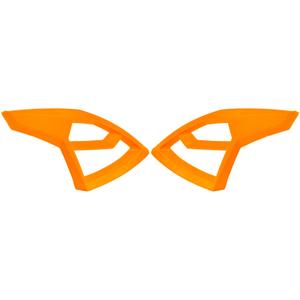 Cassida Cross Pro II šalmo priekiniai dangteliai oranžinės spalvos