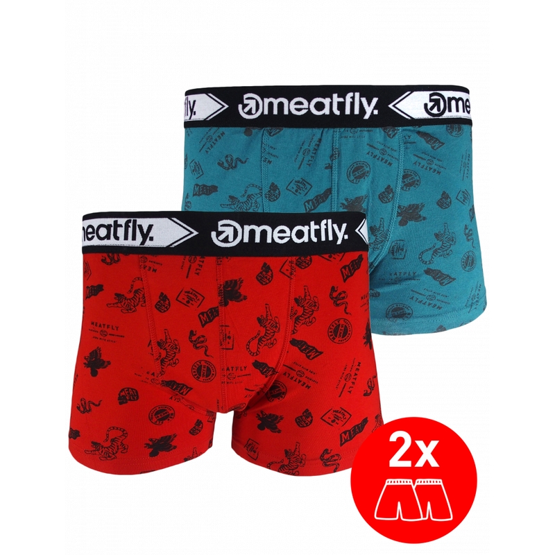 Boxerky Meatfly Balboa Double pack - Stamps