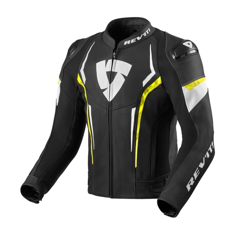"Revit Glide" motociklininko striukė juoda-neon yellow išpardavimas