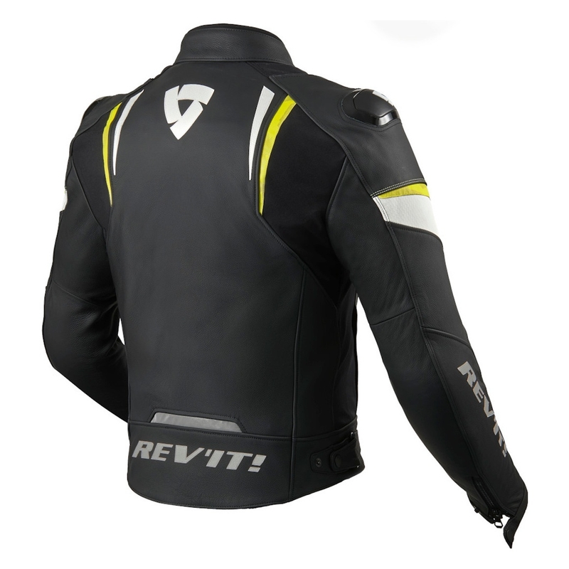 "Revit Glide" motociklininko striukė juoda-neon yellow išpardavimas