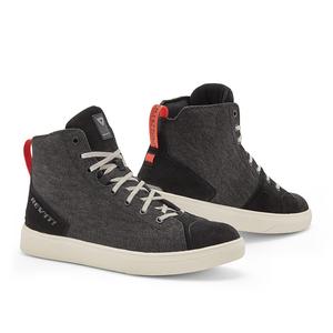 "Revit Delta H2O" juodai balti motociklininko batai