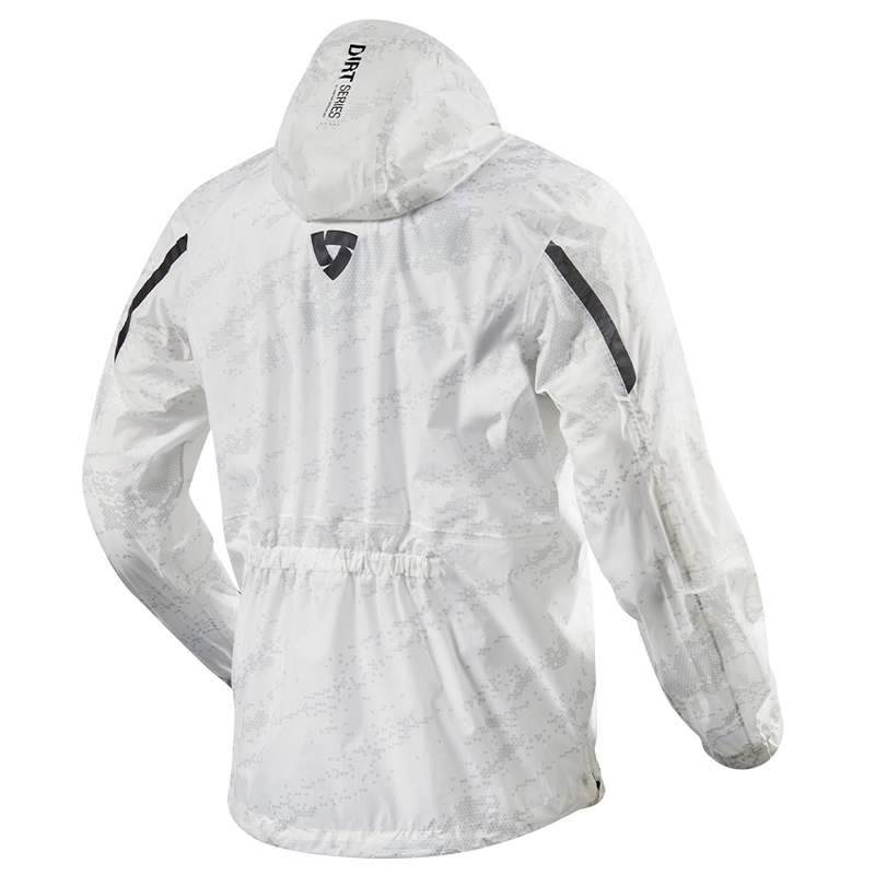 "Revit Rain Smock Barrier" motociklininko striukė nuo lietaus Balta