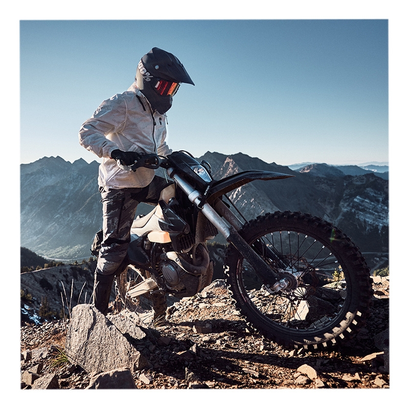 "Revit Rain Smock Barrier" motociklininko striukė nuo lietaus Balta