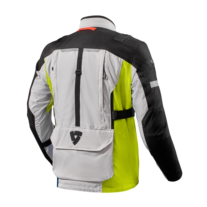 Bunda na motorku Revit Sand 4 H2O stříbrno-fluo žlutá výprodej