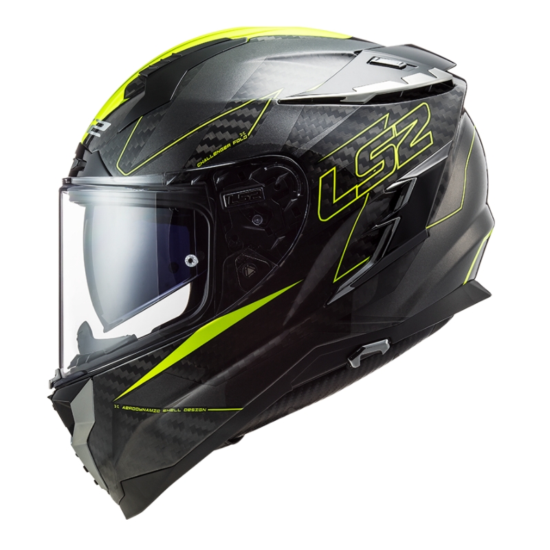 Integrální přilba na motorku LS2 FF327 Challenger CT2 Fold černo-fluo žlutá
