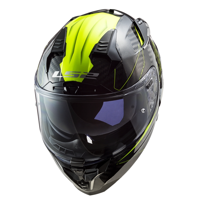 Integrální přilba na motorku LS2 FF327 Challenger CT2 Fold černo-fluo žlutá