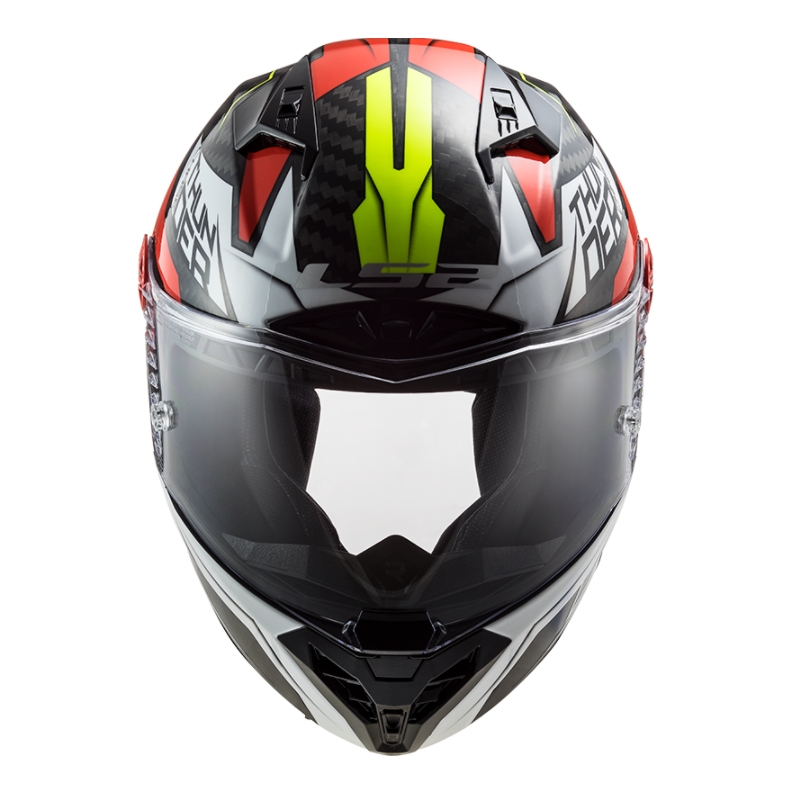 Integrální přilba na motorku LS2 FF805 Thunder C Chase černo-bílo-červená výprodej