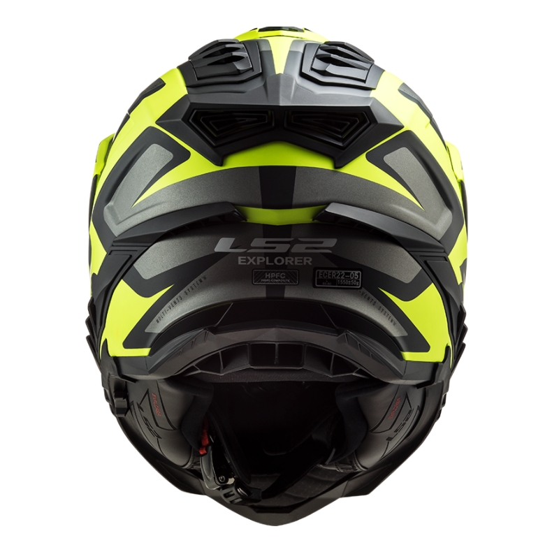 Enduro šalmas LS2 MX701 Explorer Alter juoda-pilka-fluo geltona