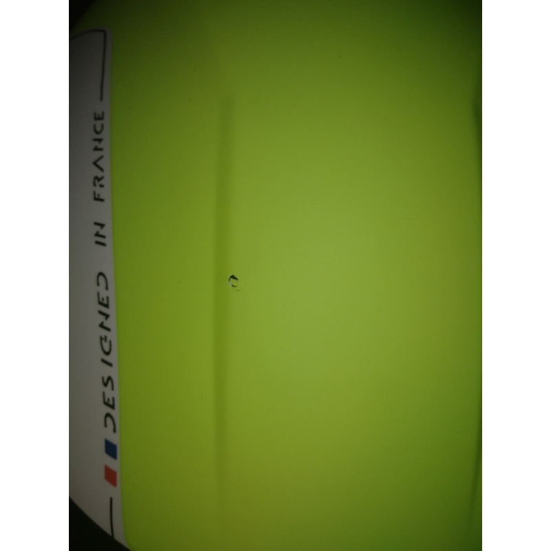 Integrální přilba na motorku NOX N301 Cut černo-bílo-fluo žlutá - II. jakost výprodej