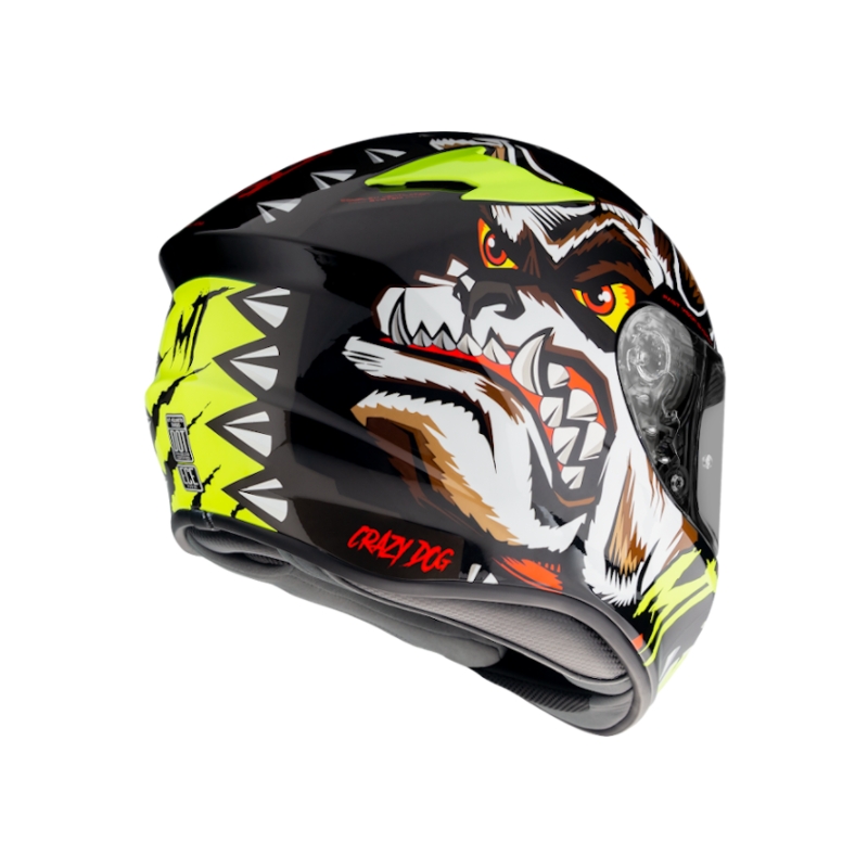 Integrální přilba na motorku MT Targo Crazy Dog černá
