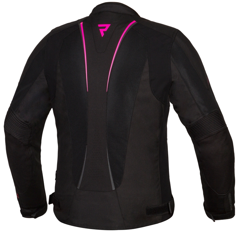 Moteriška motociklininko striukė Rebelhorn Hiflow IV Black-Fluo Pink išpardavimas