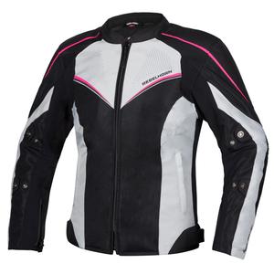 Moteriška motociklininko striukė Rebelhorn Hiflow IV Black-Silver-Pink išpardavimas