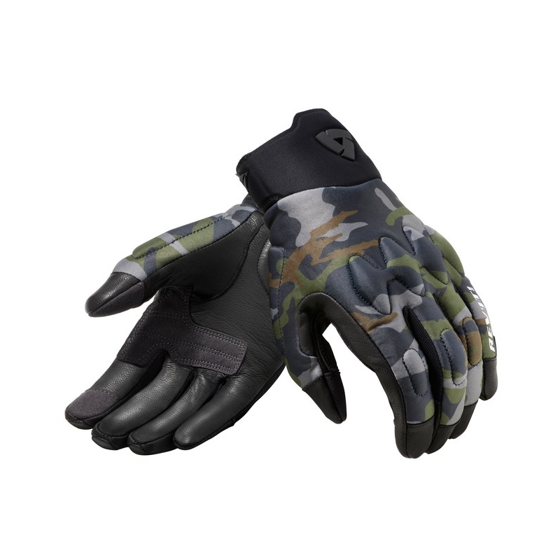 Rukavice na motorku Revit Spectrum camo zelené výprodej