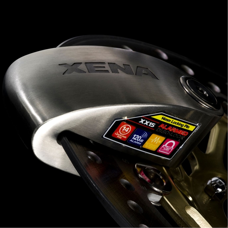 Zámek na kotoučovou brzdu XENA XX15 Bluetooth stříbrný