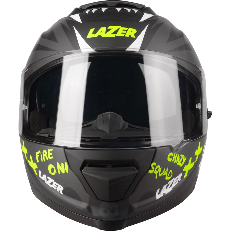 Integrální přilba na motorku Lazer Rafale SR Ride Oni šedo-bílo-fluo žlutá výprodej