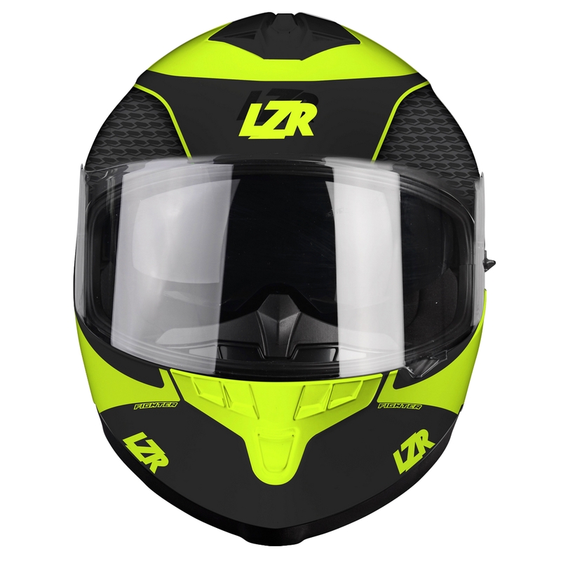 Integrální přilba na motorku Lazer FH3 Fighter černo-fluo žlutá výprodej